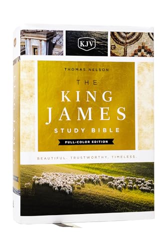 The King James Study Bible, Hardcover, Full-Color Edition - Hardcover