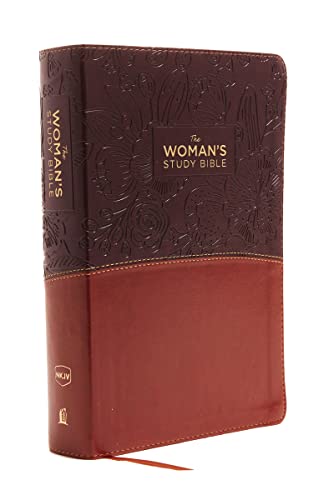 The NKJV, Woman's Study Bible, Fully Revised, Imitation Leather, Brown/Burgundy, Full-Color: Receiving God's Truth for Balance, Hope, and Transformati - Imitation Leather