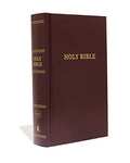 KJV, Pew Bible, Large Print, Hardcover, Burgundy, Red Letter Edition - Hardcover