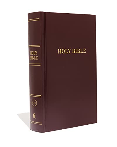 KJV, Pew Bible, Large Print, Hardcover, Burgundy, Red Letter Edition - Hardcover