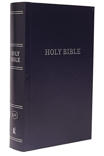 KJV, Pew Bible, Large Print, Hardcover, Blue, Red Letter Edition - Hardcover