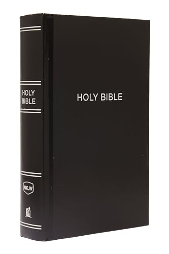 NKJV, Pew Bible, Large Print, Hardcover, Black, Red Letter Edition - Hardcover