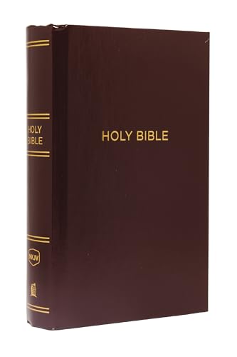 NKJV, Pew Bible, Large Print, Hardcover, Burgundy, Red Letter Edition - Hardcover
