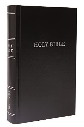 KJV, Pew Bible, Hardcover, Black, Red Letter Edition - Hardcover