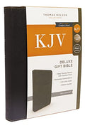 KJV, Deluxe Gift Bible, Imitation Leather, Black, Red Letter Edition - Imitation Leather