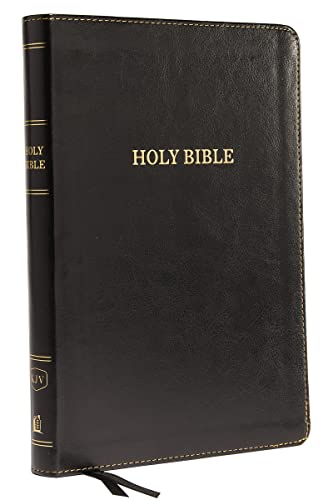 KJV, Thinline Bible, Large Print, Imitation Leather, Black, Red Letter Edition - Imitation Leather