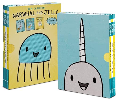Narwhal and Jelly Box Set (Paperback Books 1, 2, 3, and Poster) - Paperback