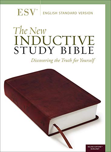 The New Inductive Study Bible (Esv, Milano Softone, Burgundy) - Imitation Leather
