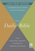 The Daily Bible (Niv, Large Print) - Hardcover