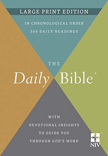 The Daily Bible (Niv, Large Print) - Hardcover