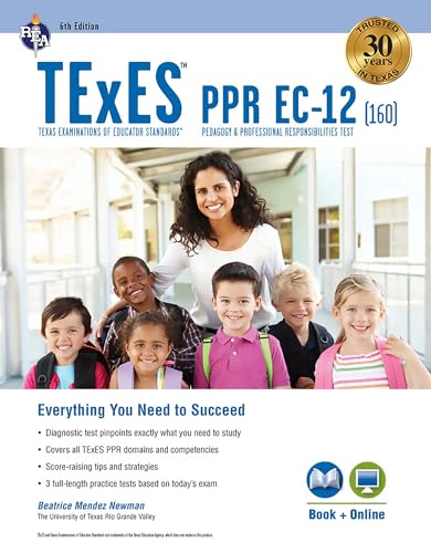 TExES Ppr Ec-12 (160) Study Guide 2026-2027 - Paperback