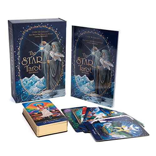 The Star Tarot: Your Path to Self-Discovery Through Cosmic Symbolism (Tarot Kit Box Set with 78 Cards and Guide Book) - Other