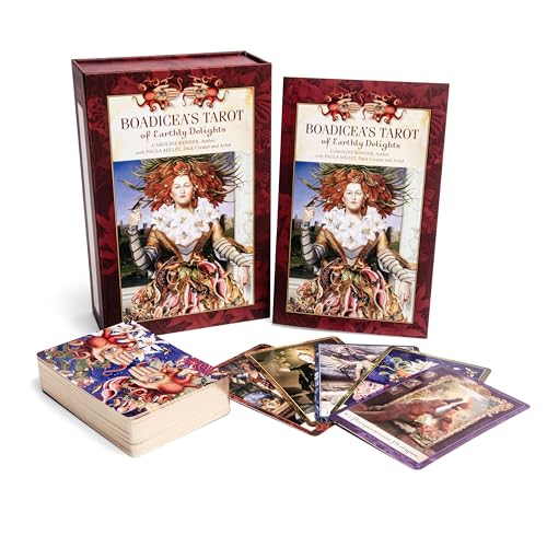 Boadicea's Tarot of Earthly Delights: (Tarot Kit Box Set with 80 Cards and Guide Book) [With Guide Book] - Paperback