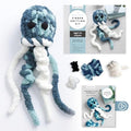 Super Simple Finger Knitting Kit Jiggle the Jellyfish: Everything You Need Is Included: Chunky Yarn, Fiberfill, Instruction Booklet, Exclusive Step-By - Other