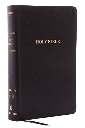 KJV, Reference Bible, Personal Size Giant Print, Bonded Leather, Black, Red Letter Edition - Bonded Leather