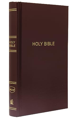 NKJV, Pew Bible, Hardcover, Burgundy, Red Letter Edition - Hardcover