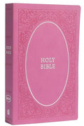 NKJV, Holy Bible, Soft Touch Edition, Imitation Leather, Pink, Comfort Print - Imitation Leather