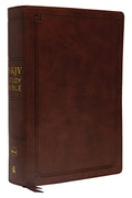 NKJV Study Bible, Leathersoft, Brown, Comfort Print: The Complete Resource for Studying God's Word - Imitation Leather