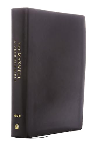 Niv, Maxwell Leadership Bible, 3rd Edition, Leathersoft, Black, Comfort Print - Imitation Leather