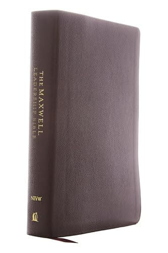 Niv, Maxwell Leadership Bible, 3rd Edition, Premium Bonded Leather, Burgundy, Comfort Print - Bonded Leather