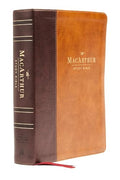 Nasb, MacArthur Study Bible, 2nd Edition, Leathersoft, Brown, Comfort Print: Unleashing God's Truth One Verse at a Time - Imitation Leather