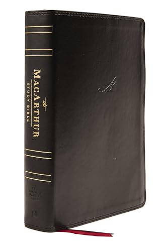 Nasb, MacArthur Study Bible, 2nd Edition, Leathersoft, Black, Thumb Indexed, Comfort Print: Unleashing God's Truth One Verse at a Time - Imitation Leather