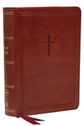 Nkjv, Reference Bible, Compact, Leathersoft, Brown, Red Letter Edition, Comfort Print: Holy Bible, New King James Version - Imitation Leather