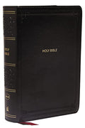 Nkjv, Reference Bible, Compact, Leathersoft, Black, Red Letter Edition, Comfort Print: Holy Bible, New King James Version - Imitation Leather