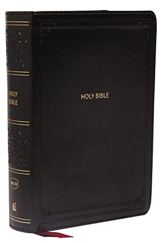 Nkjv, Reference Bible, Compact, Leathersoft, Black, Red Letter Edition, Comfort Print: Holy Bible, New King James Version - Imitation Leather