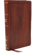 Nkjv, Reference Bible, Personal Size Large Print, Leathersoft, Brown, Red Letter Edition, Comfort Print: Holy Bible, New King James Version - Imitation Leather