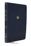 Nkjv, Thinline Bible, Large Print, Leathersoft, Blue, Comfort Print: Holy Bible, New King James Version - Imitation Leather