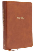 Nkjv, Foundation Study Bible, Large Print, Leathersoft, Brown, Red Letter, Comfort Print: Holy Bible, New King James Version - Imitation Leather