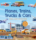 Planes, Trains, Trucks & Cars Sticker, Color & Activity Book: With Over 100 Stickers! - Paperback