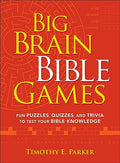 Big Brain Bible Games: Fun Puzzles, Quizzes, and Trivia to Test Your Bible Knowledge - Paperback