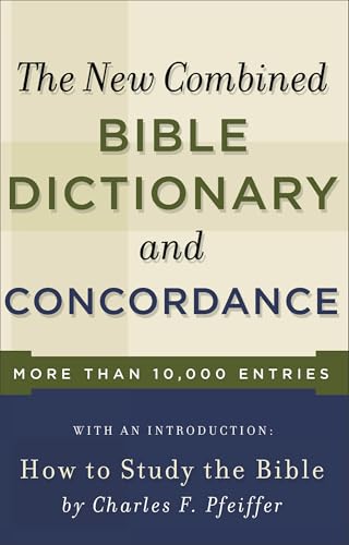 New Combined Bible Dictionary and Concordance - Paperback