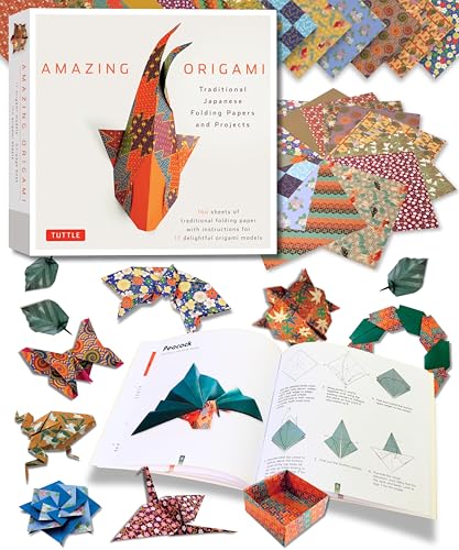 Amazing Origami Kit: Traditional Japanese Folding Papers and Projects [144 Origami Papers with Book, 17 Projects] - Other