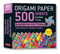 Origami Paper 500 Sheets Rainbow Patterns 6 (15 CM): Tuttle Origami Paper: Double-Sided Origami Sheets Printed with 12 Different Designs (Instructions - Other