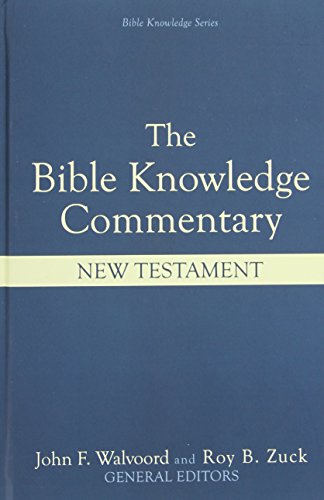 Bible Knowledge Commentary: New Testament - Hardcover