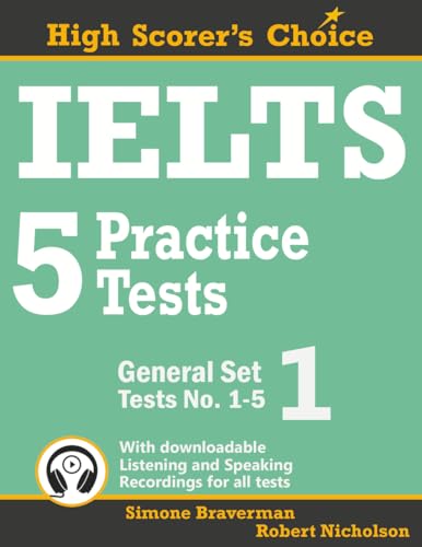IELTS 5 Practice Tests, General Set 1: Tests No. 1-5 - Paperback