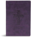 KJV Rainbow Study Bible, Purple Leathertouch - Imitation Leather