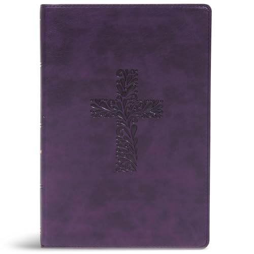 KJV Rainbow Study Bible, Purple Leathertouch - Imitation Leather