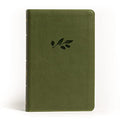 NASB Large Print Personal Size Reference Bible, Olive Leathertouch - Imitation Leather