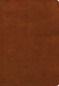 NASB Super Giant Print Reference Bible, Burnt Sienna Leathertouch - Imitation Leather