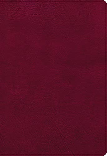 NASB Super Giant Print Reference Bible, Burgundy Leathertouch, Indexed - Imitation Leather