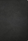 NASB Super Giant Print Reference Bible, Black Genuine Leather, Indexed - Leather