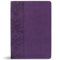 CSB Super Giant Print Reference Bible, Value Edition, Purple Leathertouch - Imitation Leather
