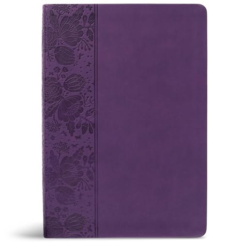 CSB Super Giant Print Reference Bible, Value Edition, Purple Leathertouch - Imitation Leather