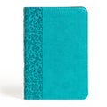 NASB Large Print Compact Reference Bible, Teal Leathertouch - Imitation Leather