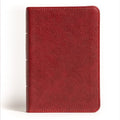 NASB Large Print Compact Reference Bible, Burgundy Leathertouch - Imitation Leather
