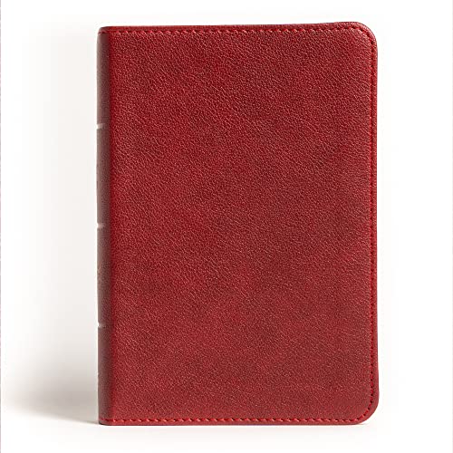 NASB Large Print Compact Reference Bible, Burgundy Leathertouch - Imitation Leather